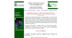 Desktop Screenshot of neuropsicologiaeneuropsichiatria.it